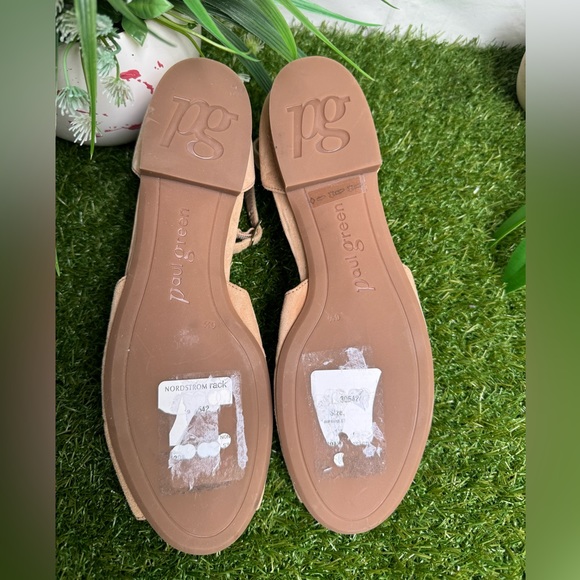PAUL GREEN🍂🍂Kary Nude suede leather flats Size 9 - Picture 13 of 13